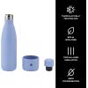 imageSwell Stainless Steel Water Bottle with Bumper 17oz Sunrise Triple Layered Vacuum Insulated Containers Keeps Drinks Cold for 36 Hours and Hot for 18 BPA Free Perfect for On the GoHyacinth