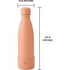 imageSwell Stainless Steel Water Bottle with Bumper 17oz Sunrise Triple Layered Vacuum Insulated Containers Keeps Drinks Cold for 36 Hours and Hot for 18 BPA Free Perfect for On the GoSunrise