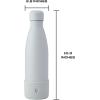imageSwell Stainless Steel Water Bottle with Bumper 17oz Sunrise Triple Layered Vacuum Insulated Containers Keeps Drinks Cold for 36 Hours and Hot for 18 BPA Free Perfect for On the GoFog