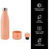 imageSwell Stainless Steel Water Bottle with Bumper 17oz Sunrise Triple Layered Vacuum Insulated Containers Keeps Drinks Cold for 36 Hours and Hot for 18 BPA Free Perfect for On the GoSunrise