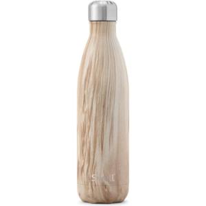 imageSwell Stainless Steel Water Bottle 25oz Goals Triple Layered Vacuum Insulated Containers Keeps Drinks Cold for 48 Hours and Hot for 24 BPA Free Perfect for On the GoBlonde Wood
