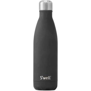 imageSwell Stainless Steel Water Bottle 25oz Goals Triple Layered Vacuum Insulated Containers Keeps Drinks Cold for 48 Hours and Hot for 24 BPA Free Perfect for On the GoSoft Touch Black