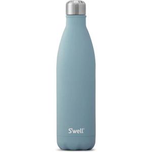imageSwell Stainless Steel Water Bottle 25oz Peacock Blue Triple Layered Vacuum Insulated Containers Keeps Drinks Cold for 48 Hours and Hot for 24 BPA Free Perfect for On the GoAquamarine