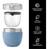 imageSwell Eats Stainless Steel Food Bowls 215oz Desert Sky TripleLayered VacuumInsulated Containers Keeps Food Cold for 11 Hours and Hot for 7 hours Condensation Free BPA Free