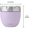 imageSwell Eats Stainless Steel Food Bowls 215oz Lilac TripleLayered VacuumInsulated Containers Keeps Food Cold for 11 Hours and Hot for 7 hours Condensation Free BPA Free