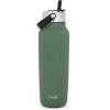 imageSwell Recycled Stainless Steel Explorer with Flip Straw Lid and Handle 40oz Green Jasper Triple Layered Vacuum Insulated Containers Keeps Drinks Cold for 54 Hours and Hot for 12Green Jasper