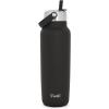 imageSwell Recycled Stainless Steel Explorer with Flip Straw Lid and Handle 40oz Green Jasper Triple Layered Vacuum Insulated Containers Keeps Drinks Cold for 54 Hours and Hot for 12Onyx