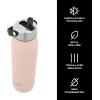 imageSwell Recycled Stainless Steel Explorer with Flip Straw Lid and Handle 40oz Green Jasper Triple Layered Vacuum Insulated Containers Keeps Drinks Cold for 54 Hours and Hot for 12Himalayan Salt