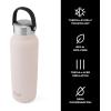 imageSwell Recycled Stainless Steel Explorer with Insulated Lid and Handle 32oz Himalayan Salt Triple Layered Vacuum Insulated Containers Keeps Drinks Cold for 42 Hours and Hot for 10Himalayan Salt