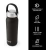 imageSwell Recycled Stainless Steel Explorer with Insulated Lid and Handle 32oz Himalayan Salt Triple Layered Vacuum Insulated Containers Keeps Drinks Cold for 42 Hours and Hot for 10Onyx