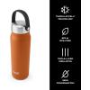 imageSwell Recycled Stainless Steel Explorer with Insulated Lid and Handle 32oz Himalayan Salt Triple Layered Vacuum Insulated Containers Keeps Drinks Cold for 42 Hours and Hot for 10Carnelian