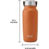 imageSwell Recycled Stainless Steel Explorer with Insulated Lid and Handle 32oz Himalayan Salt Triple Layered Vacuum Insulated Containers Keeps Drinks Cold for 42 Hours and Hot for 10Carnelian