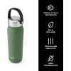 imageSwell Recycled Stainless Steel Explorer with Insulated Lid and Handle 32oz Himalayan Salt Triple Layered Vacuum Insulated Containers Keeps Drinks Cold for 42 Hours and Hot for 10Green Jasper