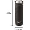 imageSwell Recycled Stainless Steel Explorer with Insulated Lid and Handle 32oz Himalayan Salt Triple Layered Vacuum Insulated Containers Keeps Drinks Cold for 42 Hours and Hot for 10Onyx