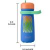 imageSwell Stainless Steel Kids Traveler with Flip Straw Lid 16oz Pink Petal Triple Layered Vacuum Insulated Containers Keeps Drinks Cold for 24 Hours BPA Free Easy Carrying On the GoBlue Chill