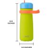 imageSwell Stainless Steel Kids Traveler with Flip Straw Lid 16oz Pink Petal Triple Layered Vacuum Insulated Containers Keeps Drinks Cold for 24 Hours BPA Free Easy Carrying On the GoLime Sherbet