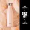 imageSwell Stainless Steel Water Bottle 17 Fl ounces Himalayan Salt TripleLayered VacuumInsulated Containers Keeps Drinks Cold for 36 Hours and Hot for 18 BPAFree Perfect for On the GoHimalayan Salt
