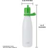 imageSwell Stainless Steel Water Bottle with Flip Straw Cap 17oz Geode Rose Triple Layered Vacuum Insulated Containers Keeps Drinks Cold for 36 Hours and Hot for 10 Perfect for On the GoHole In One