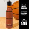 imageSwell Stainless Steel Water Bottle with Flip Straw Cap 17oz Geode Rose Triple Layered Vacuum Insulated Containers Keeps Drinks Cold for 36 Hours and Hot for 10 Perfect for On the GoHoops