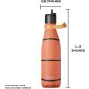 imageSwell Stainless Steel Water Bottle with Flip Straw Cap 17oz Geode Rose Triple Layered Vacuum Insulated Containers Keeps Drinks Cold for 36 Hours and Hot for 10 Perfect for On the GoHoops