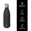 imageSwell Stainless Steel Water Bottle with Sports 17oz Geode Rose Triple Layered Vacuum Insulated Containers Keeps Drinks Cold for 36 Hours and Hot for 10 BPA Free Perfect for On the GoOnyx