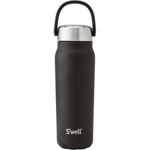 imageSwell Recycled Stainless Steel Explorer with Insulated Lid and Handle 32oz Himalayan Salt Triple Layered Vacuum Insulated Containers Keeps Drinks Cold for 42 Hours and Hot for 10Onyx