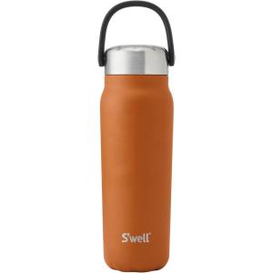 imageSwell Recycled Stainless Steel Explorer with Insulated Lid and Handle 32oz Himalayan Salt Triple Layered Vacuum Insulated Containers Keeps Drinks Cold for 42 Hours and Hot for 10Carnelian