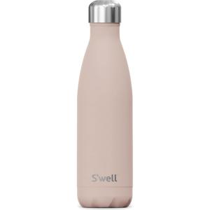 imageSwell Stainless Steel Water Bottle 17 Fl ounces Himalayan Salt TripleLayered VacuumInsulated Containers Keeps Drinks Cold for 36 Hours and Hot for 18 BPAFree Perfect for On the GoHimalayan Salt