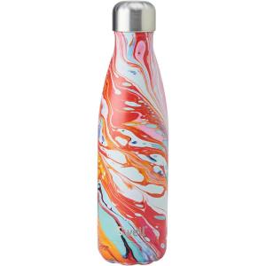 imageSwell Stainless Steel Water Bottle 17oz Marble Swirl Triple Layered Vacuum Insulated Containers Keeps Drinks Cold for 36 Hours and Hot for 18 BPA Free Perfect for On the Go