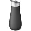 imageSwell Stainless Steel Carafe with Silicone Lid 15L Teakwood Triple Layered Vacuum Insulated Container Keeps Drinks Colder for Longer BPA Free BarwareBlack
