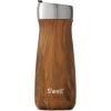imageSwell Stainless Steel Traveler with Commuter Lid 16oz Teakwood Triple Layered Vacuum Insulated Containers Keeps Drinks Cold for 24 Hours and Hot for 6 BPA Free Easy Carrying On the Go