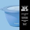 imageSwell Stainless Steel Salad Bowl Kit 64oz Desert Sky Comes with 2oz Mini Canister and Removable Tray for Organization Leakproof Easy to Clean Dishwasher SafeDesert Sky