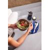 imageSwell Stainless Steel Salad Bowl Kit 64oz Desert Sky Comes with 2oz Mini Canister and Removable Tray for Organization Leakproof Easy to Clean Dishwasher SafeOnyx