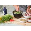 imageSwell Stainless Steel Salad Bowl Kit 64oz Desert Sky Comes with 2oz Mini Canister and Removable Tray for Organization Leakproof Easy to Clean Dishwasher SafeOnyx