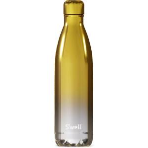 imageSwell Stainless Steel Water Bottle 25oz Yellow Gold Ombre Triple Layered Vacuum Insulated Containers Keeps Drinks Cold for 48 Hours and Hot for 24 BPA Free Perfect for On the GoYellow Gold Ombre