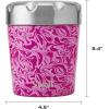 imageSwell Stainless Steel Ice Cream Chiller 16oz Sweet Sprinkle Triple Layered Vacuum Insulated Container Keeps Ice Cream Frozen For Up To Four Hours BPA FreeStrawberry Swirl