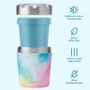 imageSwell Stainless Steel Ice Cream Chiller 16oz Sweet Sprinkle Triple Layered Vacuum Insulated Container Keeps Ice Cream Frozen For Up To Four Hours BPA FreeCandy Cloud