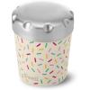 imageSwell Stainless Steel Ice Cream Chiller 16oz Sweet Sprinkle Triple Layered Vacuum Insulated Container Keeps Ice Cream Frozen For Up To Four Hours BPA FreeSweet Sprinkle