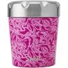 imageSwell Stainless Steel Ice Cream Chiller 16oz Sweet Sprinkle Triple Layered Vacuum Insulated Container Keeps Ice Cream Frozen For Up To Four Hours BPA FreeStrawberry Swirl