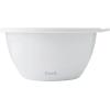 imageSwell Stainless Steel Salad Bowl Kit XL 184oz Onyx Includes 5oz Canister For Dressing Serving Utensils and Removable Tray Leakproof Easy to Clean Dishwasher and Refrigerator SafeAngel Food