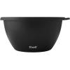 imageSwell Stainless Steel Salad Bowl Kit XL 184oz Onyx Includes 5oz Canister For Dressing Serving Utensils and Removable Tray Leakproof Easy to Clean Dishwasher and Refrigerator SafeOnyx