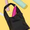 imageSwell Droplet Tote Azurite Reusable And Packable Tote Bag Lightweight And Packs Into Silicone Capsule For Storage Ideal For Grocery Store Travel Shopping And More One SizeOnyx Speckle