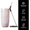imageSwell Stainless Steel Tumbler with Straw and SlideOpen Lid 24oz Steffi Lynn x Swell Triple Layered Vacuum Insulated Containers Keeps Drinks Cold for 18 Hours and Hot for 5 BPA FreeGeode Rose