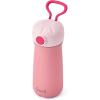 imageSwell Stainless Steel Kids Pop Top Traveler 14oz Over The Moon Triple Layered Vacuum Insulated Container Keeps Drinks Cold for 24 Hours Leakproof BPA Free Easy Carrying On The GoPink Taffy