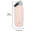 imageSwell Recycled Stainless Steel Explorer with Flip Straw Lid 40oz Limited Edition Polar Pink Triple Layered Vacuum Insulated Container Keeps Drinks Cold for 54 Hours and Hot for 12 BPA FreeHimalayan Salt